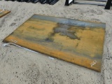 UNUSED (2) 5' X 8' STEEL PLATES