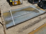 UNUSED (2) 5' X 8' STEEL PLATES