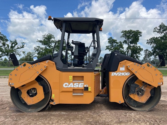 2017 CASE DV210D DOUBLE DRUM ROLLER