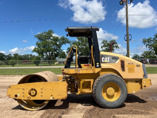 2012 CATERPILLAR CS44 SMOOTH DRUM ROLLER
