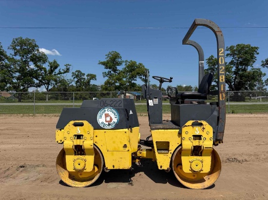 1996 BOMAG BW100 AD-3 DBL DRUM ROLLER