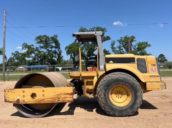 1997 CATERPILLAR CS-563D SMOOTH DRUM ROLLER