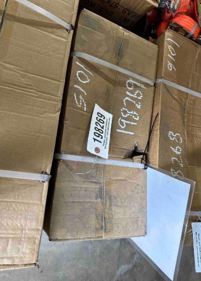 UNUSED FUTURE BOX OF MISC RATCHET STRAPS