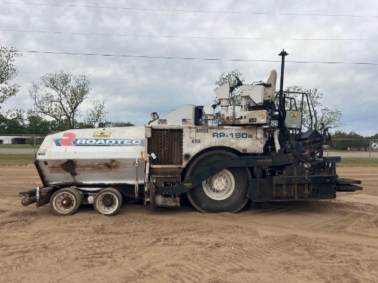 2017 Roadtec Rp-190e 4091 Asphalt Paver