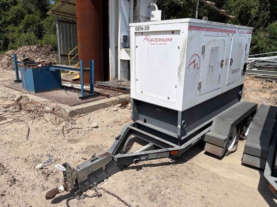 Magnum Mmg75 Generator Mtd On T/A Trailer