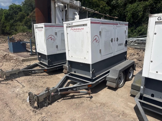 Magnum Mmg75 Generator Mtd On T/A Trailer