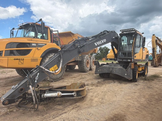 2014 Volvo Ew160d Mobile Excavator