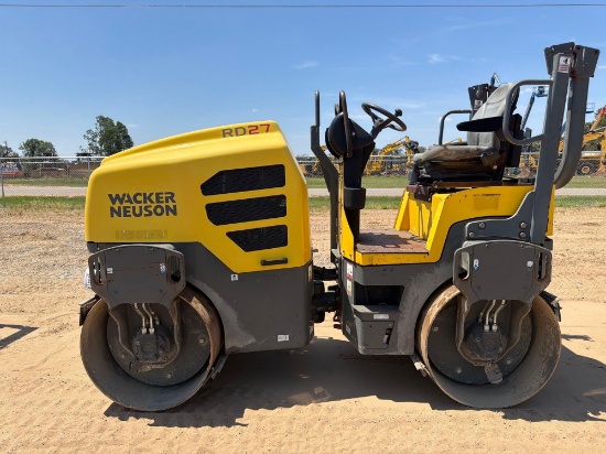 2015 Wacker Neuson Rd27-120 Double Drum