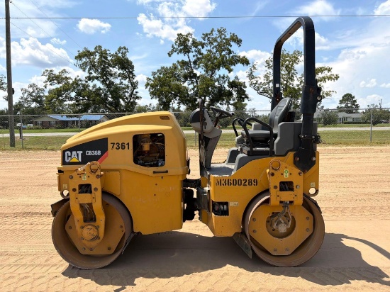 2019 CATERPILLAR CB36B DOUBLE DRUM ROLLER