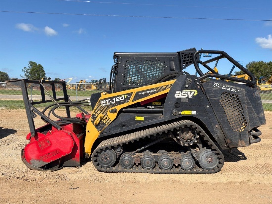2018 Asv Rt120 Forestry Skid Steer