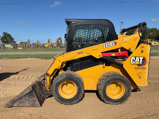 2020 Caterpillar 242d3 Skid Steer