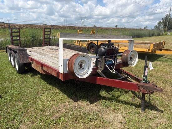 Homeade 82" X 17' Tri-Axle Trailer