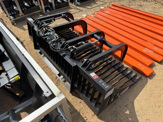 UNUSED JCT 84" HYD ROCK GRAPPLE BUCKET