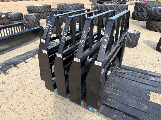 Unused Kivel 48" - 3500lb Cap Pallet Forks
