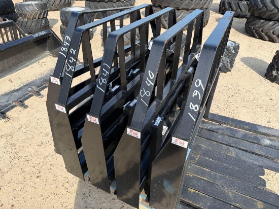 Unused Kivel 48" - 3500lb Cap Pallet Forks