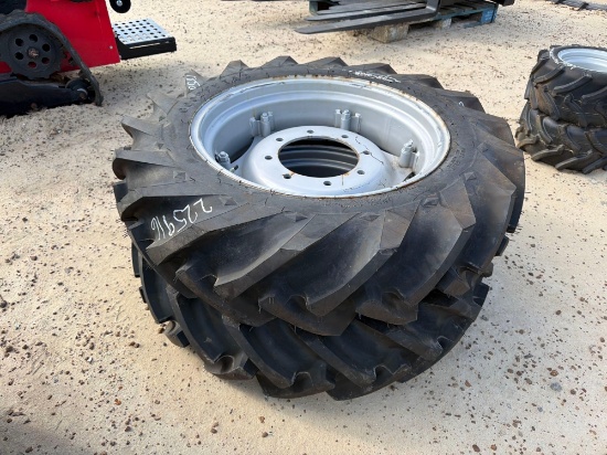 (2) UNUSED 9.5-24 8 LUG TIRES