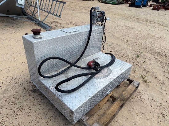 APPROX (100) GALLON L-SHAPED FUEL TANK