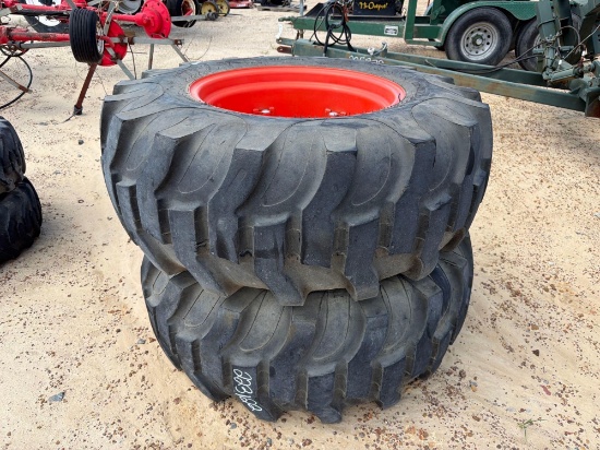(2) 17.5L-24 TIRES ON 6 LUG