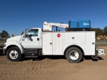 2008 FORD F-750 XLT 4X2 SUPER DUTY SERVICE TRUCK
