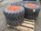 (4) Bobcat 12-16.5 Tires & Wheels