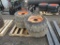 (4) Used Skid Steer Tires for Bobcat 10-16.5