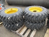 (4) New Holland 12-16.5 Tires & Wheels