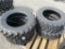 (4) New 10 - 16.5 Skid Steer Tires