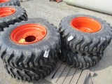 (4) New 12 -16.5 Bobcat Wheels/ Tires