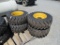 (4) New 12 - 16.5 CAT Wheels & Tires