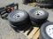 (4) New 225/75 R15 Trailer Wheels & Tires