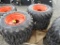 (4) New Bobcat 12 x 16.5 Tires & Wheels