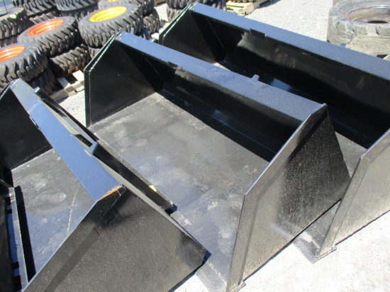 New 84" Quick Attach Large Capacity Bucket