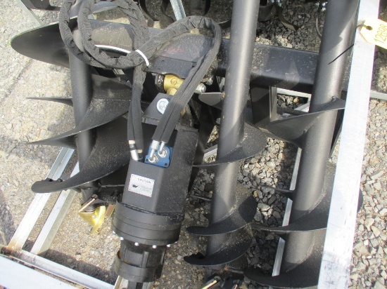 New Hydraulic Auger w/3 Bits