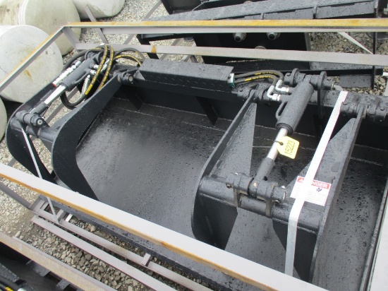 New 72" Quick Attach JCT Grapple Bucket Attachment