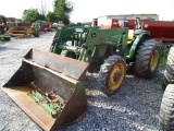 John Deere 5400 Tractor w/540 Loader & 10A Backhoe