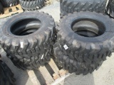 (4) New 12 - 16.5 Skid Steer Tires