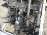 New Hydraulic Auger w/3 Bits