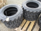 (4) New Load Max 10 x 16.5 Skid Steer Tires