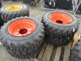 (4) New Bobcat 10 x 16.5 Tires & Wheels