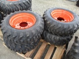 (4) New Bobcat 10 x 16.5 Tires & Wheels
