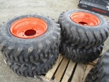 (4) New Bobcat 12 x 16.5 Tires & Wheels