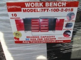 New Steelman 7ft. Work Bench (Red)