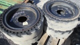 (4) Used 31-10-20 Solid Boss Tires & Wheels
