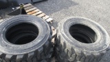 (4) New 12-16.5 Load Maxx Tires for Skid Steer