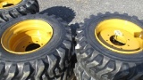 (4) New 12-16.5 Bobcat Tires & Wheels