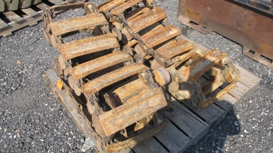 Set of 2 Metal Over the Tire Tracks for Skid Steer