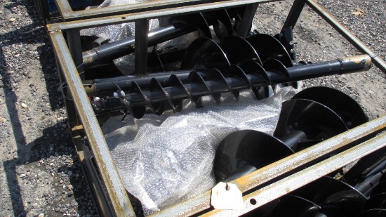 New Mower King Quick Attach Auger w/2 Bits