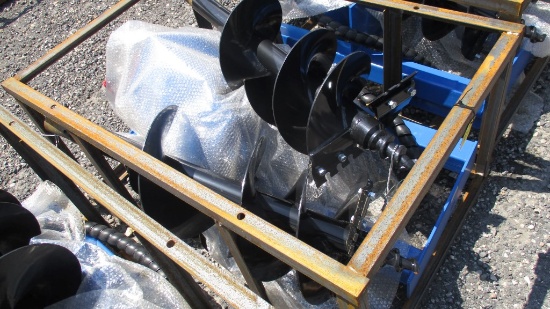 New Agrotk Quick Attach Auger w/3 Bits
