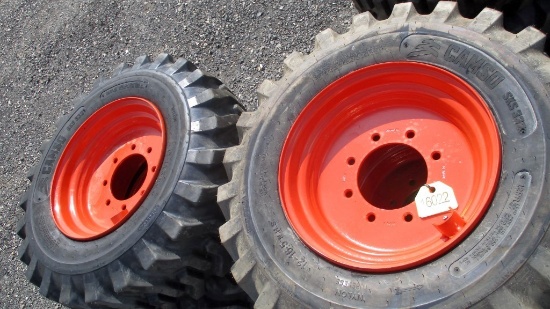 (4) New Camso 12-16.5 Bobcat Tires & Wheels