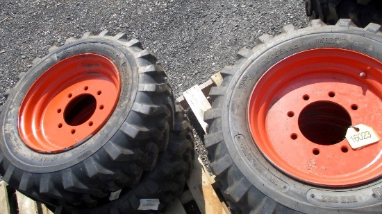 (4) New Camso 10-16.5 Bobcat Tires & Wheels
